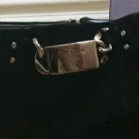 Prada Black Suede Ankle Boots - Picture 5 of 5